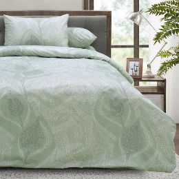 Εικόνα της ΣΕΤ ΠΑΠΛΩΜΑΤΟΘΗΚΗ JACQUARD PEARL GREY 220Χ240