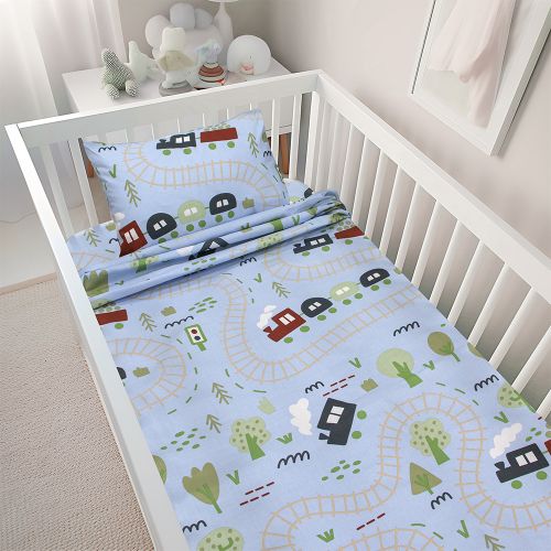 Εικόνα της BEBE ΣΕΤ ΣΕΝΤΟΝΙΑ FOREST EXPRESS PETROL 120X180