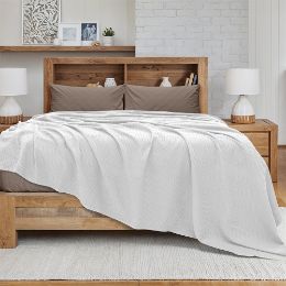 Εικόνα της Κουβέρτα King size (240x260) Πικέ Cocoon Λευκό