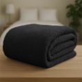 Εικόνα της Κουβέρτα Υπέρδιπλη (220x240) Fleece Napnest Μαύρο
