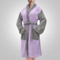 Εικόνα της Μπουρνούζι με κουκούλα Medium Revel Μωβ