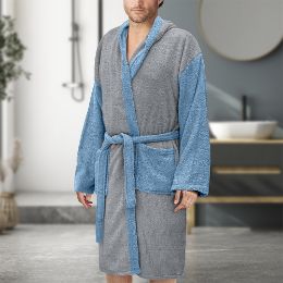 Εικόνα της Μπουρνούζι με κουκούλα Large Revel Γκρι