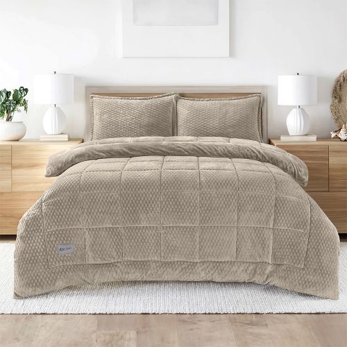 Εικόνα της Κουβερτοπάπλωμα Μονό (160x220) Lofti Taupe