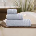 Εικόνα της Σετ πετσέτες 3τμχ (30x50,50x90,70x140) Veluva Ανοιχτό Γκρι