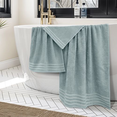 Εικόνα της Σετ πετσέτες 3τμχ (30x50,50x90,70x140) Veluva Μέντα