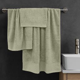 Εικόνα της Σετ πετσέτες 3τμχ (30x50,50x90,70x140) Serapha Λεμονί