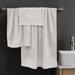 Εικόνα της Σετ πετσέτες 3τμχ (30x50,50x90,70x140) Serapha Εκρού