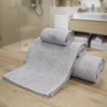 Εικόνα της Σετ πετσέτες 3τμχ (30x50,50x90,70x140) Serapha Ανοιχτό Γκρι