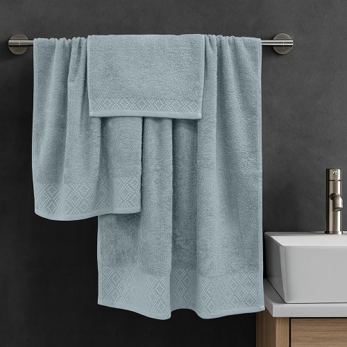 Εικόνα της Σετ πετσέτες 3τμχ (30x50,50x90,70x140) Serapha Μέντα