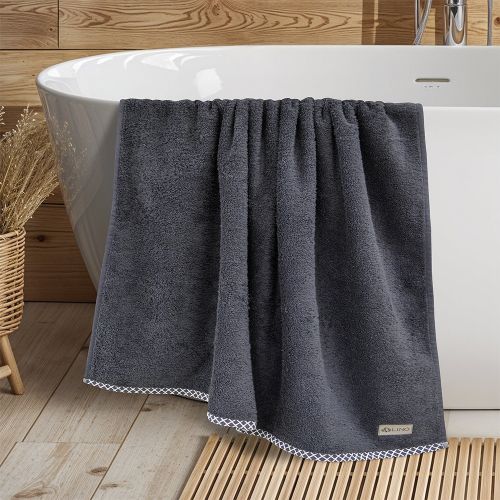 Εικόνα της Πετσέτα Σώματος (80x150) Marley Ανθρακί