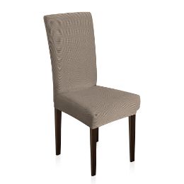 Εικόνα της Κάλυμμα Καρέκλας Ελαστικό  Elegance Τaupe