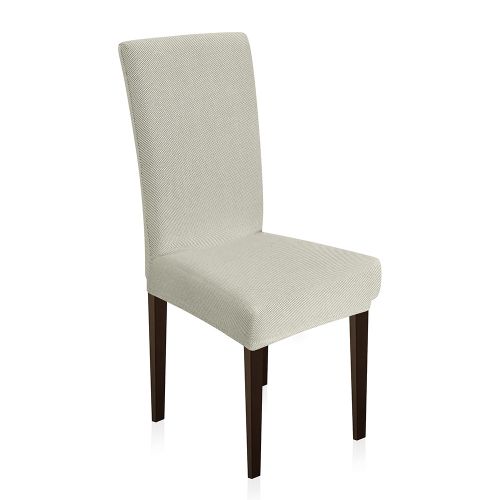 Εικόνα της Κάλυμμα Καρέκλας Ελαστικό Elegance Alabaster