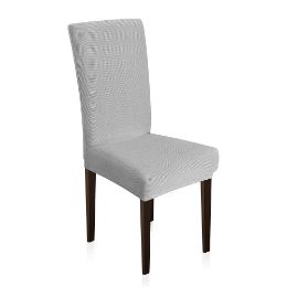 Εικόνα της Κάλυμμα Καρέκλας Ελαστικό Elegance Ανοιχτό Γκρι