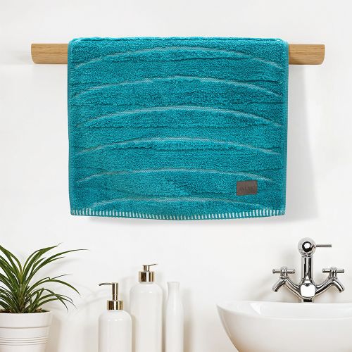 Εικόνα της Πετσέτα Χεριών (40x60) Loomline Πετρόλ