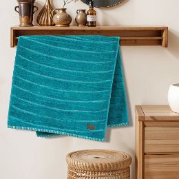 Εικόνα της Πετσέτα Προσώπου (50x100) Loomline Πετρόλ