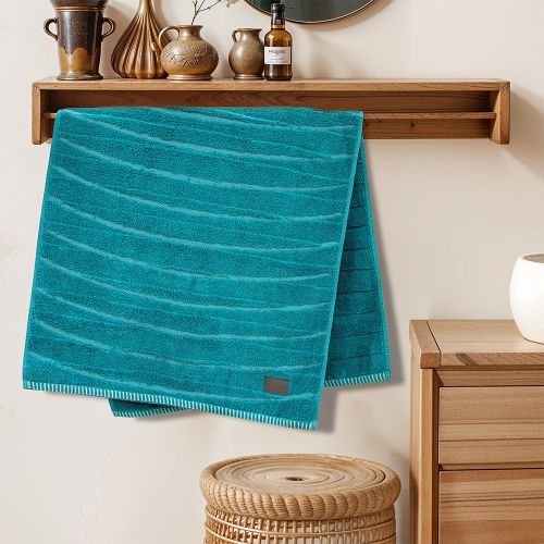 Εικόνα της Πετσέτα Προσώπου (50x100) Loomline Πετρόλ