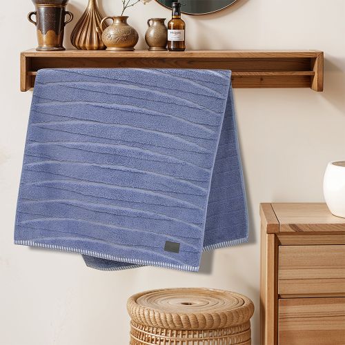 Εικόνα της Πετσέτα Προσώπου (50x100) Loomline Ντένιμ