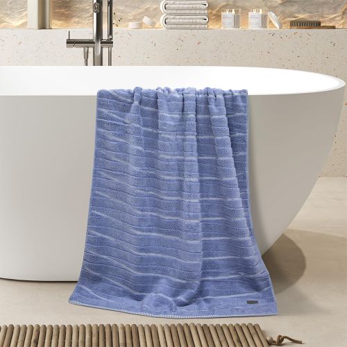 Εικόνα της Πετσέτα Σώματος (80x150) Loomline Ντένιμ