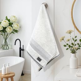 Εικόνα της Πετσέτα Προσώπου (50x90) Igalo Λευκό/Ασημί