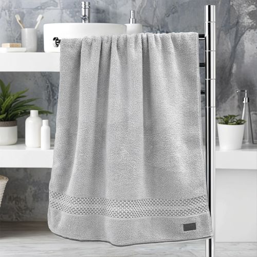 Εικόνα της Πετσέτα Σώματος (70x140) Igalo Ασημί