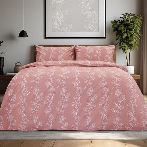 Εικόνα της Σετ Σεντόνια Με Λάστιχο (105x200+32) Dejar Ροζ