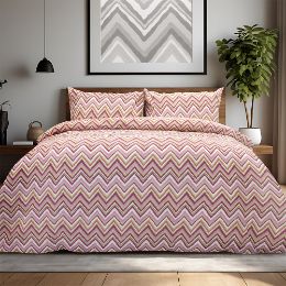 Εικόνα της Σετ Παπλωματοθήκη Μονή (165x245) Flots Ροζ