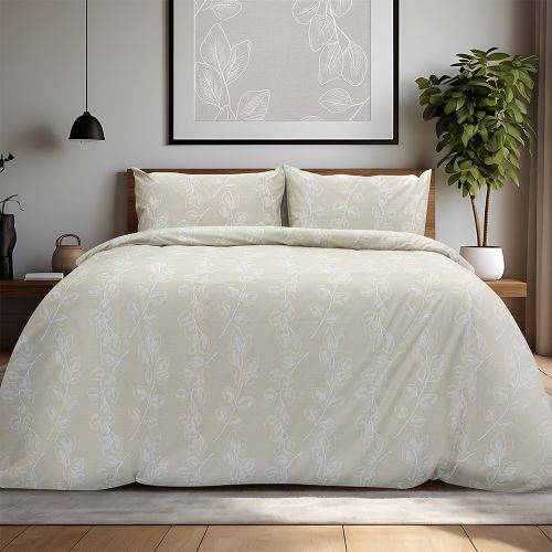 Εικόνα της Σετ Παπλωματοθήκη Υπέρδιπλη (225x245) Dejar Μπεζ