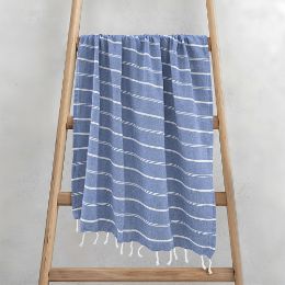 Εικόνα της Pestemal Παρεό Veliu 90x180 Γαλάζιο