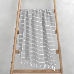 Εικόνα της Pestemal Παρεό Veliu 90x180 Γκρι