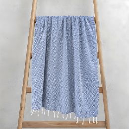 Εικόνα της Pestemal Παρεόλ Aureva 90x180 Γαλάζιο