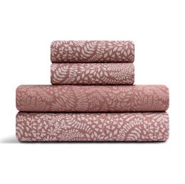 Εικόνα της Σετ Παπλωματοθήκη Μονή (160X240) Beliz Dusty Pink