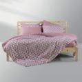 Εικόνα της Σετ Παπλωματοθήκη Μονή (160X240) Ikat Dusty Pink