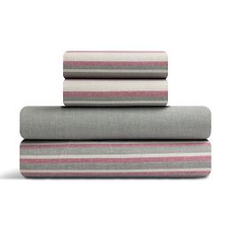 Εικόνα της Σετ Παπλωματοθήκη Μονή (160x240) Madison Dusty Pink