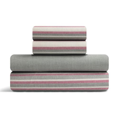 Εικόνα της Σετ Παπλωματοθήκη Μονή (160x240) Madison Dusty Pink