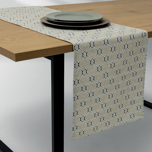 Εικόνα της Τραβέρσα Ambient 40x160 Εκρού-Μαύρο