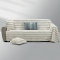 Εικόνα της Ριχτάρι Πολυθρόνας 180x180 Γούνα Natt Off White