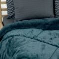 Εικόνα της Κουβερτοπάπλωμα Υπέρδιπλο 220x240 Erba Πετρόλ